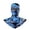 Blue, variant on Balaclava Face Mask Men Printed Mesh Sun Protective Head Wrap Breathable Elastic Scarf Fashion Outdoor Headwear for Men Women Daily Sports Leisure