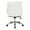 White, variant on Executive Low Back Chair in Black Faux Leather with Chrome Arms and Base K/D