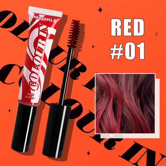 Fiudx Palillo Desechable para El Cabello, Varita de Color Vibrante, Solución para Reflejos Temporales, Accesorio para El Cabello, Cambio de Color Fácil, Estilo de Moda, Fórmula No Dañina