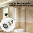 thumbnail image 4 of Porte de Douche - Roue de Roulette pour Porte de Douche Rouleaux Coulissants Roue Compatible 8 Pcs 23mm_haute Qualité, 4 of 5
