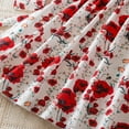 thumbnail image 6 of Zszcpp Summer Dresses For Girls 2025 Lovely Floral Prints Fly Sleeve Square Collar Suspenders Leisure Beach Princess Going Out Holiday Flower Girl Dresses, 6 of 9