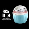 thumbnail image 5 of OVENTE Heladera eléctrica con tapa de fácil bloqueo, tazón congelador de 1 cuarto para yogur congelado, sorbete y gelato saludable y casero, mini aparato de cocina ideal para postres de verano para ni, 5 of 5