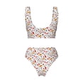 thumbnail image 6 of Rocae Canada Day for Bikini Set for Women Two Piece Sexy High Swimsuits Split Crossover Bikini, 6 of 9