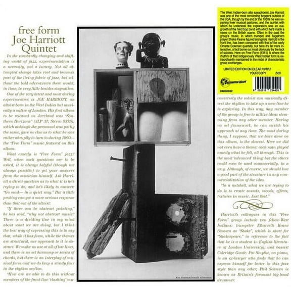 Joe Harriott - Free Form - Music & Performance - Vinyl