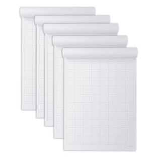MPC Brands Quadrille Grid Blueprint and Graph Paper (1 Pack 8 1/2 x 11),  White