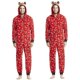 thumbnail image 4 of Pijamas navideños a juego para la familia, ropa de dormir roja con capucha para madre e hija, padre e hijo, 2023, 4 of 4