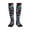 3 Black, variant on Picia Tropical Palm Leaves Printed Sports Compression Socks - 15-20mmHg Graduated Compression, High-Performance Soft and Breathable Socks for Men and Women
