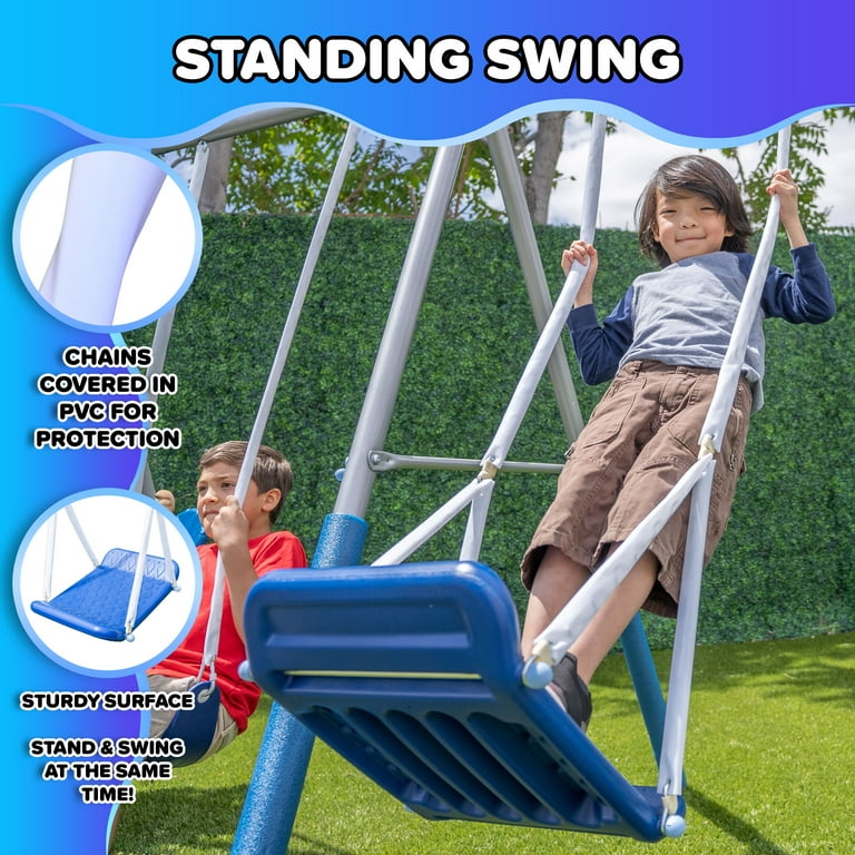 Sportspower Backyard Super Surfer Metal Swing Set - Walmart.com