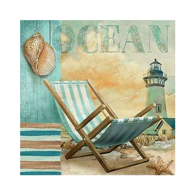Cuadros Decorativos 5D diamante pintura DIY verano playa completo cuadrado taladro mosaico decoración del hogar Ehuebsd Nuevos Originales