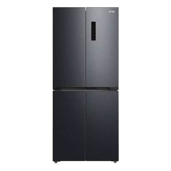 Refrigerador Atvio Multipuerta 14.4 Pies AT-14.4MDBWS de Acero Negro con Función WIFI