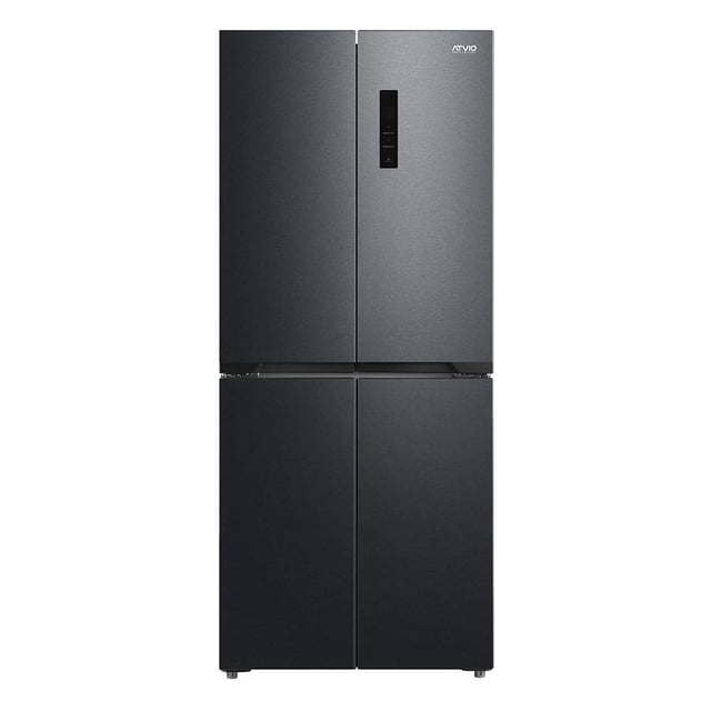 Refrigerador Atvio Multipuerta 14.4 Pies AT-14.4MDBWS de Acero Negro con Función WIFI