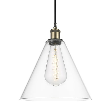 

Innovations Lighting 516-1P-15-12 Berkshire Pendant Berkshire 12 Wide Pendant - Black