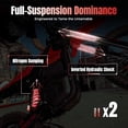 thumbnail image 5 of Yozma IN10 PRO Electric Dirt Bike, 5500W Peak Motor Max 50 Mph, 60V 27Ah Battery, 17"/14" Tires, Dual Hydraulic Brakes, All Terrain Motorized Dirt Bikes, Red, 5 of 9