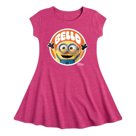 Despicable Me Minions - Bello Minion - Toddler & Youth Girls Fit & Flare Dress