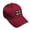 Burgundy, variant on Soft Baseball Hat Embroidered Dad Hat British Flag B Blackwhite Embroidery Men & Ladies Baseball Cap Cotton Burgundy Design Only