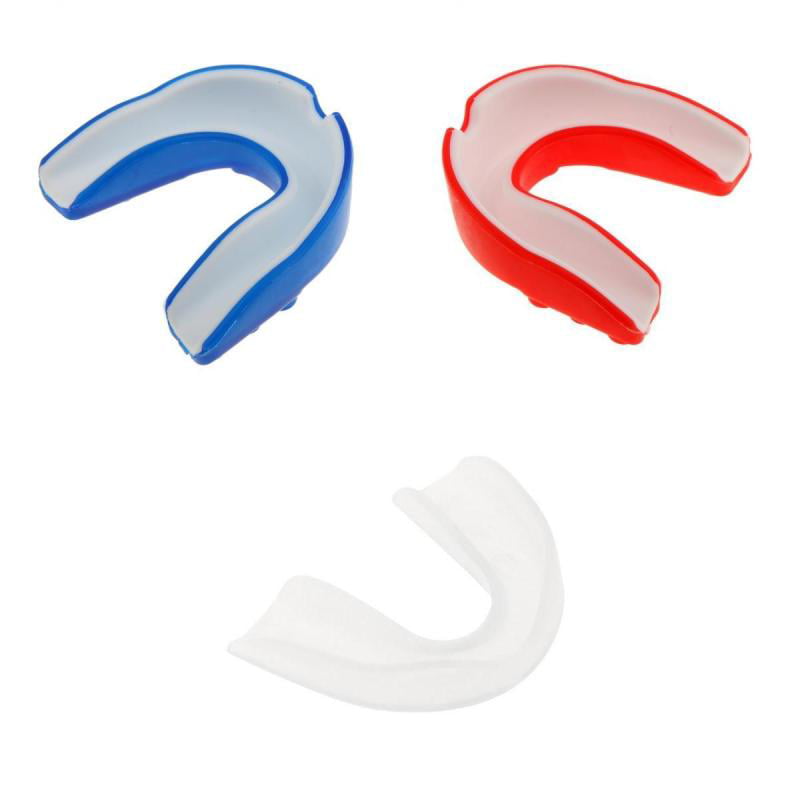 3 Pieces Silicone Mouth Guards Gum Shield for Boxing MMA Teeth Protector 