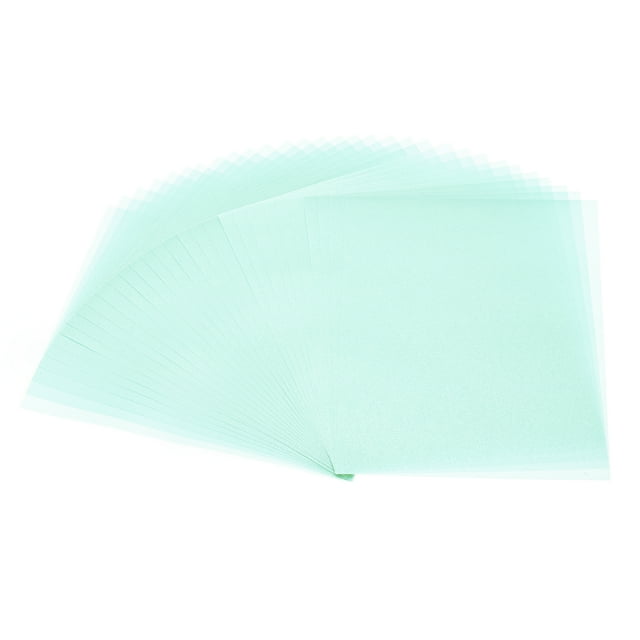60 Sheets Vellum Paper 4.25x5.5, Vellum Paper Printable Translucent Paper 100GSM for Invitation Printing, Blue