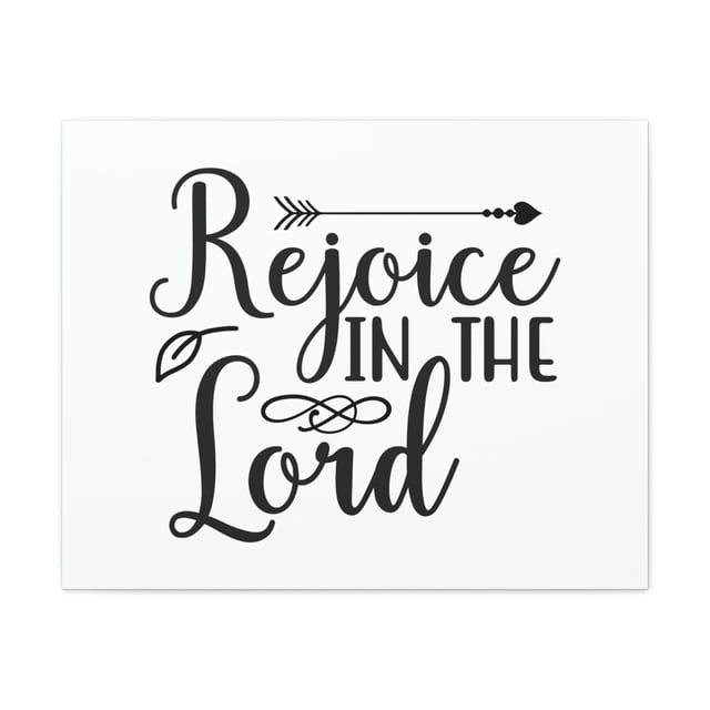 Scripture Walls Rejoice In The World Romans 12:12 Christian Wall Art Print Ready to Hang Unframed