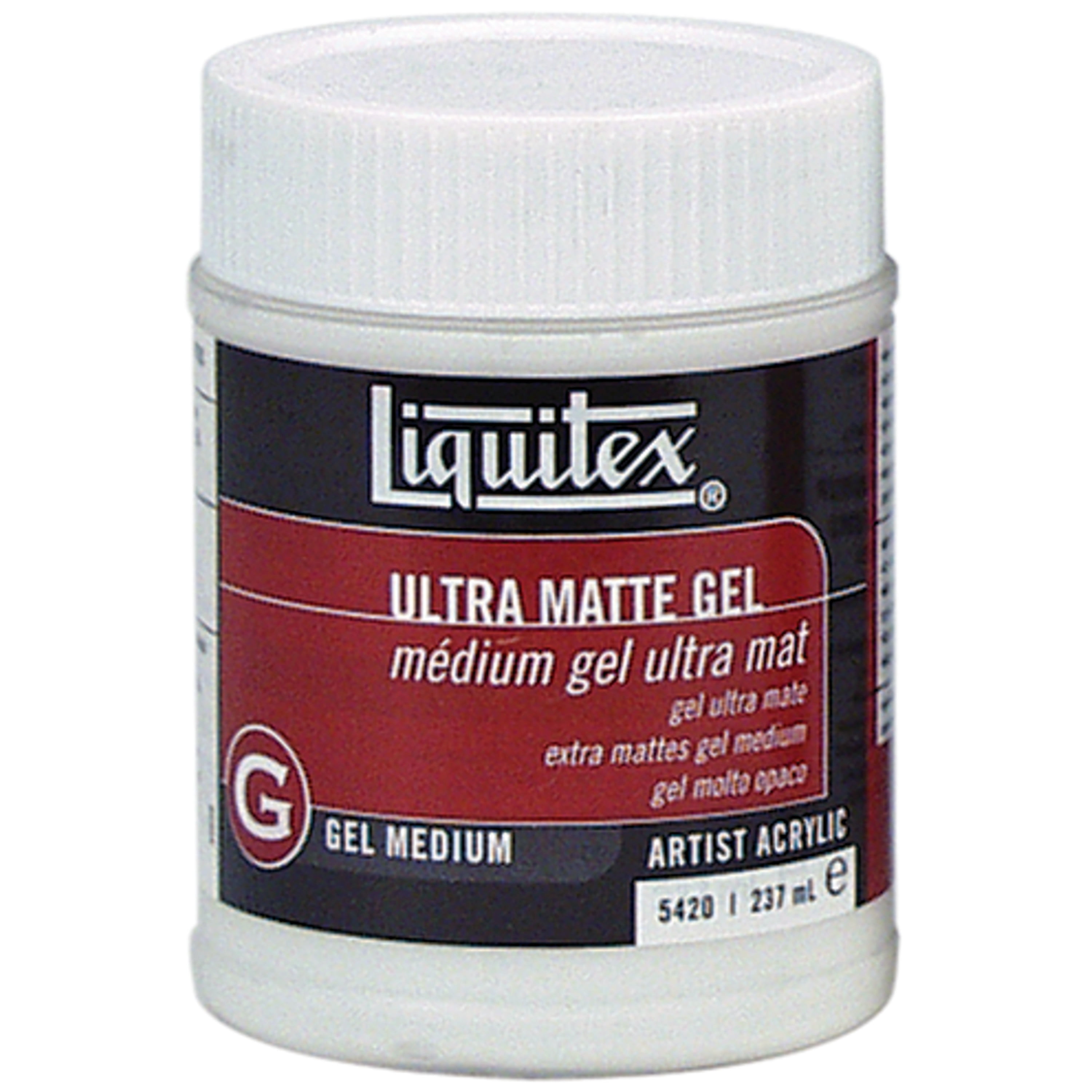 Liquitex Ultra Matte Gel Medium, 8 oz. Jar