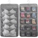 thumbnail image 1 of Bolsa organizadora colgante para calcetines, ropa interior, sujetadores y corbatas, estantes para perchas de armario, 20 bolsillos., 1 of 5