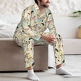 thumbnail image 7 of Balery pirate with sailing Pattern Pajama Sets for Men Long Sleeve 2 Piece Sleepwear Loungewear Sets Soft PJ's with Pockets Long Sleeve Comfy Pj Sets-X-Large, 7 of 7