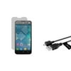 Insten Clear Protector For Alcatel One Touch Pop Mega (with Free USB cable)