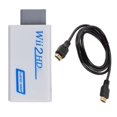 thumbnail image 1 of Adaptador Convertidor Full Hd 1080P Para Nintendo Pc Hdtv Monitor Display Para Wii A Adaptador Compatible Con Hdmi Con Audio De 3,5 Mm Vogacara EL012368-00, 1 of 6