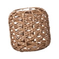 thumbnail image 6 of TOOYFUL Imitation Rattan Woven Lamp Shade Unique Rustic for Living Room Home B, 6 of 10