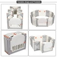 thumbnail image 3 of GoDecor 16 Playpen Baby Safety Play Center Yard Playpen with Accessories ,Gray, 3 of 10