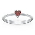 thumbnail image 2 of Heart Birthstone Ring - Garnet (January), 2 of 6
