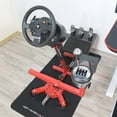 thumbnail image 4 of Arozzi Velocita Universal Racing Simulator Cockpit Compatible with Most Racing Sim Gear and Gaming Chairs Collapsible Telescopic and Portable - Red, 4 of 7