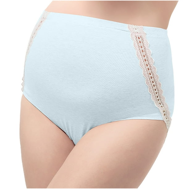 TIMIFIS Women's Seamless Maternity Panties High Waisted Pregnancy