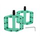 thumbnail image 1 of Pedal de bicicleta de nylon de Bargains Únicos, pedal plano sin tiras reflectantes, cian, adecuado para ejes de 14mm, pedal antideslizante para BMX MTB bicicletas de carretera, 1 par, 1 of 7