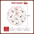 thumbnail image 2 of Fotbe Cute Poodle Dog Pattern Christmas Tree Skirt, Tree Skirts Plush Christmas Decorations, Christmas Tree Skirts Xmas Decorations Holiday Party Decor-48", 2 of 6