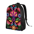 thumbnail image 2 of Honeii Colorful Floral Embroidery Mexican Print Laptop Backpack for Work, College, Travel, Daily Backpacks for Men Women, Sport Rucksack,Computer Bag, 2 of 8