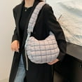thumbnail image 4 of Aellinatey Fashionable Quilted Shoulder Bag for Women Soft Puffer Satchel Crossbody Bag, 4 of 21