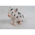 thumbnail image 2 of Hi-Line Gift Ltd Dark Brown Sitting Baby Pig, 6", 2 of 2