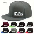 thumbnail image 2 of Locally Hated Embroidered Patchwork Trucker Cap Adjustable Unisex Snapback, Attitude Essential, 2 of 7