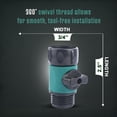 thumbnail image 5 of Garden Water Hose Shut Off Valve, 3/4" Faucet Connectors for Landscaping, Flow Control (6 Pack), 5 of 6