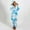 Blue, variant on kayannuo Christmas Pajamas Pajamas For Women Men Adult Leopard Onesie Hoody Pajamas Zipper Up Long Sleeve Plush Jumpsuit Blue