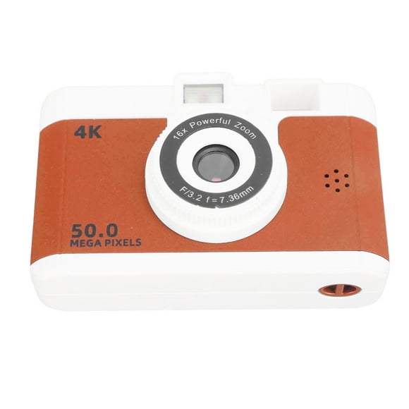 Cámarae Digital, Cámara Vlogging HD 1080P Con Zoom Digital 16x, Cámara Compacta Antivibracia Cámaina Digital de Apuntarar y dispararar para Fotografía y Vídeo