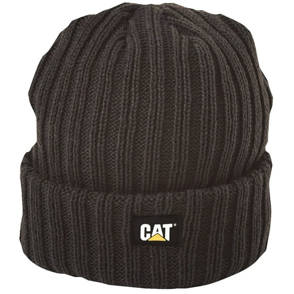 Caterpillar Rib Watch Cap, Black, One Size