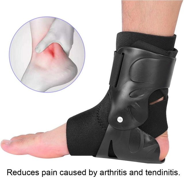 LAFGUR Ankle Support Brace Compression Breathable Foot Elastic Guard Strap Black, Foot Guard Strap, Ankle Support