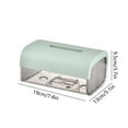 thumbnail image 3 of Transparent Wall - Mounted Toilet Tissue Box, Non - Perforated Toilet Paper Holder & Storage Rack for Bathroom Organization, 3 of 7