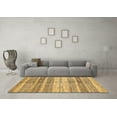thumbnail image 3 of Ahgly Company Indoor Square Abstract Brown Modern Area Rugs, 6' Square, 3 of 4