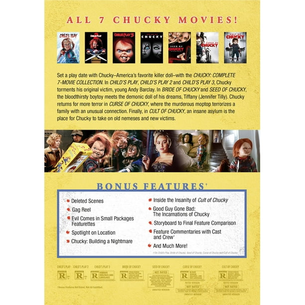 チャイルド・プレイオールコンプリート Chucky: Complete 7-Movie Collection DVD Box Set (Child's