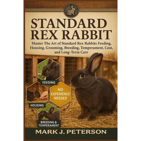 Standard Rex Rabbit: Master The Art of Standard Rex Rabbits Feeding, Housing, Grooming, Breeding, Temperament, Cost, and, (Paperback)