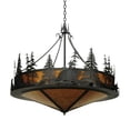 thumbnail image 4 of MEYDA 126551 58.5 in. W Northwoods Bear At Dusk Amber Mica Inverted Pendant, 4 of 5