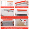 thumbnail image 6 of Wall & Baseboard Cleaner Mop Tool with 147cm Long Handle for Cleaning Baseboard Window Floor Ceiling Bathtub Tub Tile Scrubber Brush with 4 Reusable Pads, 6 of 7