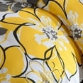 thumbnail image 2 of Mi Zone - Allison Comforter Set - Yellow - Full/Queen - Floral Pattern - Includes 1 Comforter, 1 Decorative Pillow, 2 Shams, 2 of 4